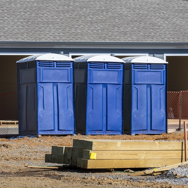 how do you ensure the portable toilets are secure and safe from vandalism during an event in New Castle NY